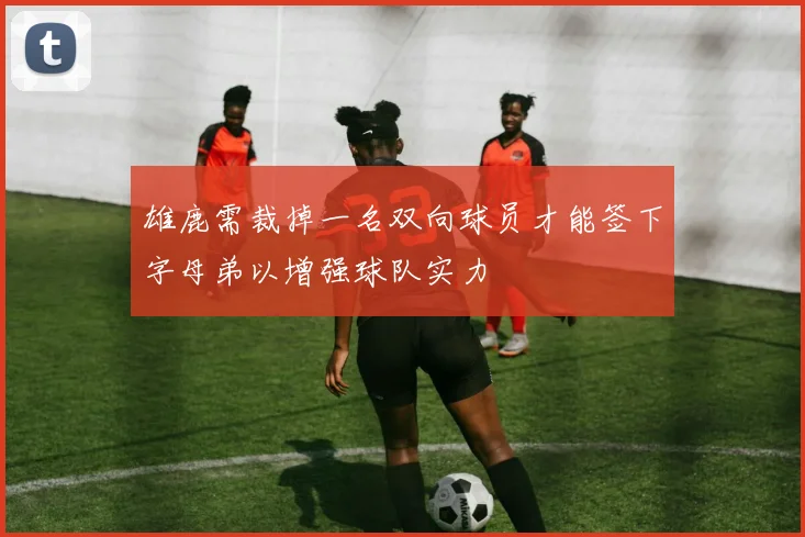 雄鹿需裁掉一名双向球员才能签下字母弟以增强球队实力